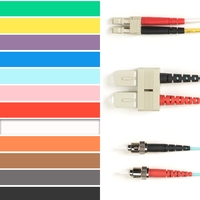 Coloured Multimode OM3 Patch Cable - LSZH Duplex